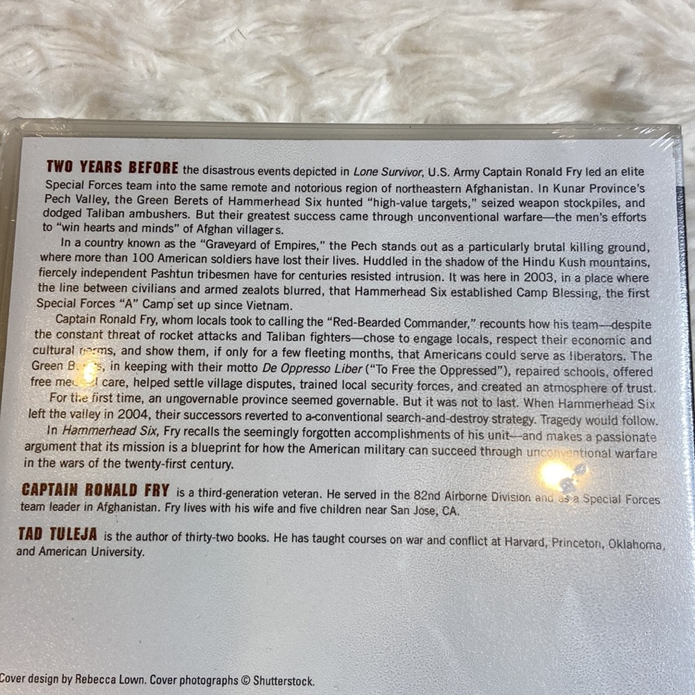Hammerhead Six Green Beret CD Audio By Ronald Fry - Picture 5 of 8